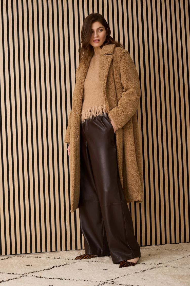 OUI - Autumn Checklist - Winter Coat - Carmel - 85844 OUI - Autumn Checklist - Winter Coat - Carmel - 85844