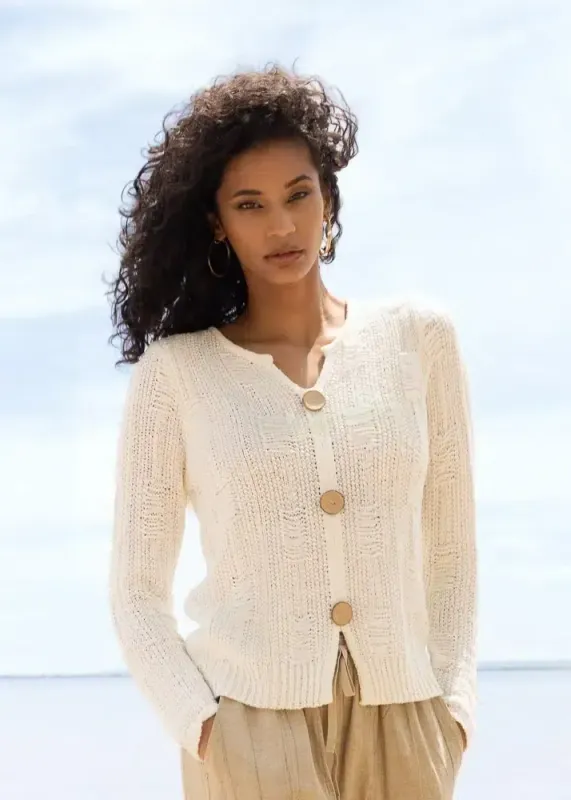 ALISON SHERI off white knit A47021