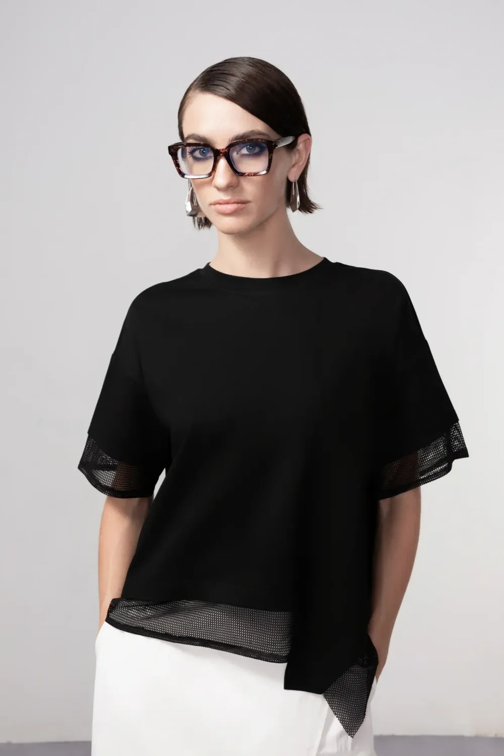 HAAKO mesh top black H1010