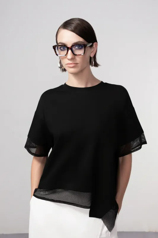 HAAKO mesh top black H1010