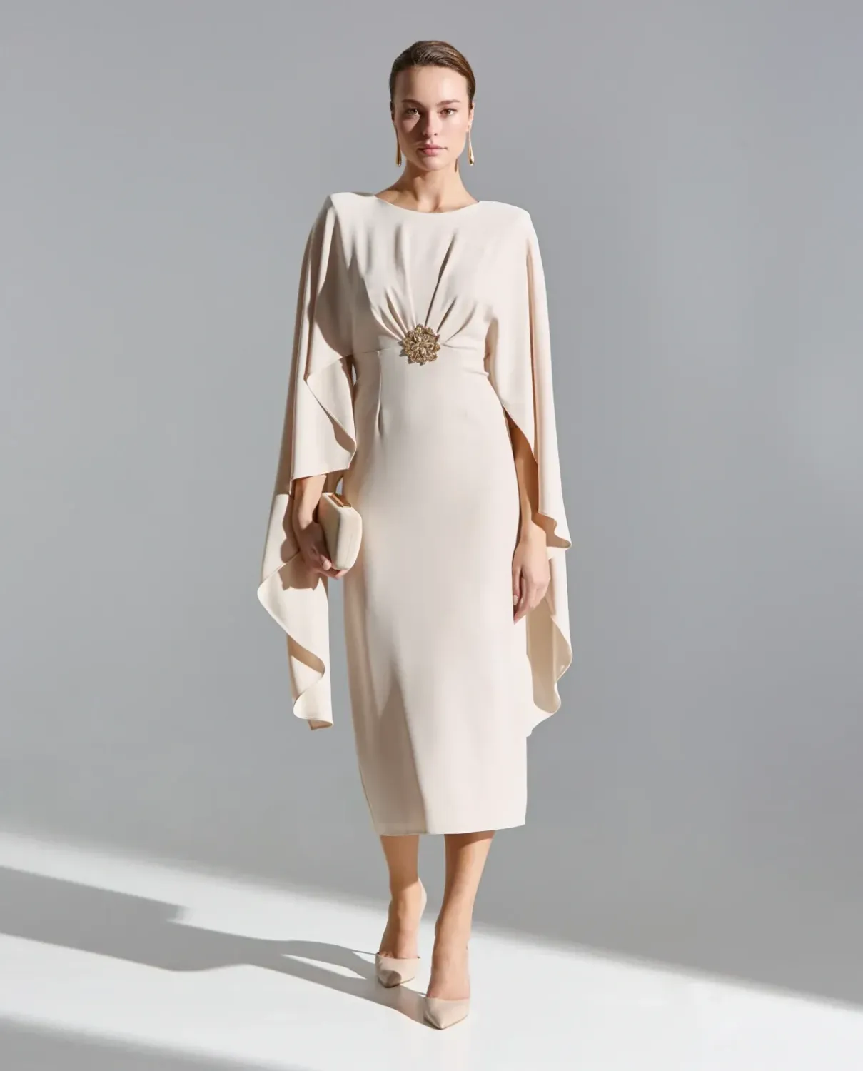 SONIA PENA Champagne dress 31260073A SONIA PENA Champagne dress 31260073A