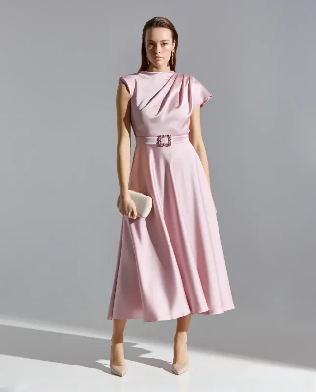 SONIA PENA soft pink dress 41260010A