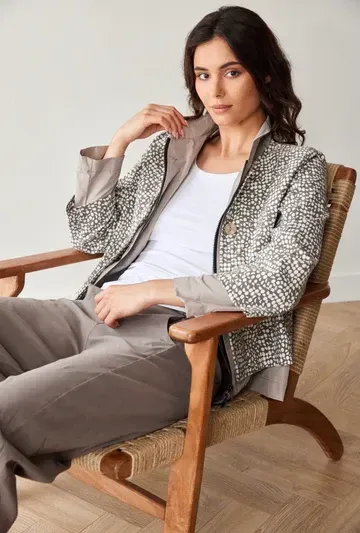 PERUZZI  Double print jacket S26510