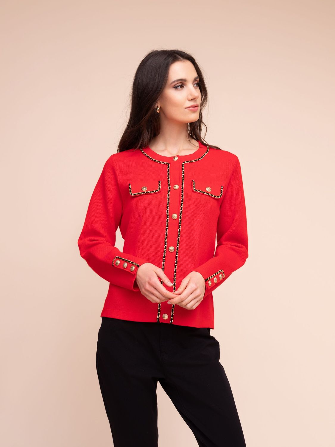 Alison Sheri knitted jacket A48035R Alison Sheri knitted jacket A48035R