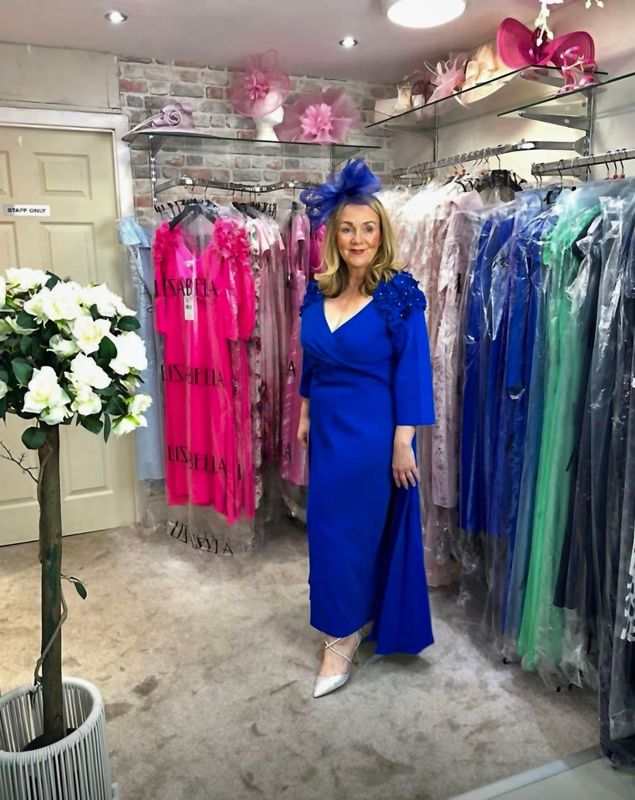 Lizabella SALE dress royal blue 2244 Lizabella SALE dress royal blue 2244
