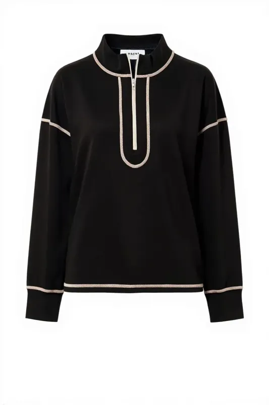 Peruzzi Contrast Stitch Top W26145