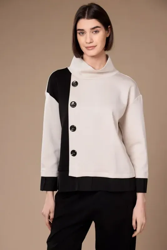 Peruzzi Two Tone Top W26198