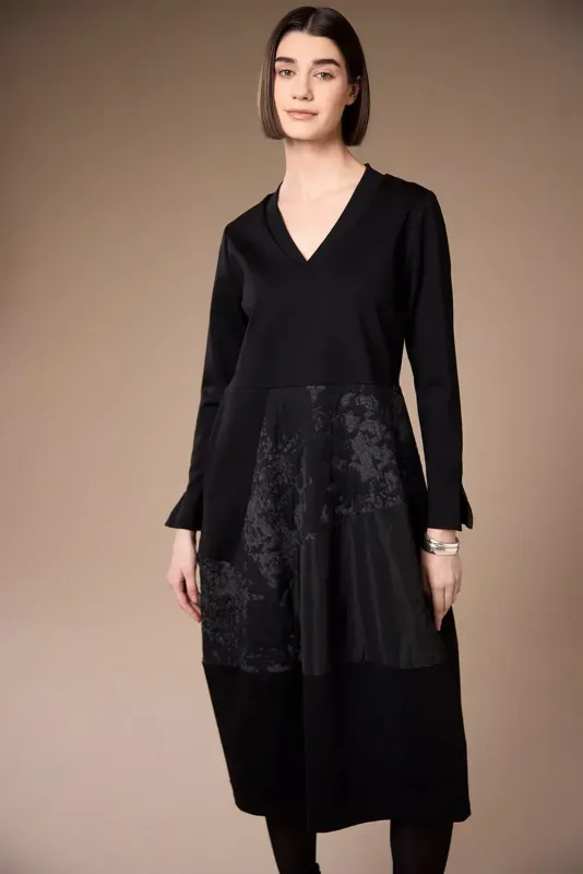 Peruzzi Jacquard Applique Dress w26501