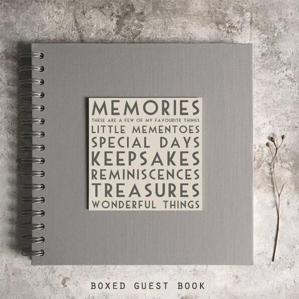 East of India - Wedding Guest Book - Words