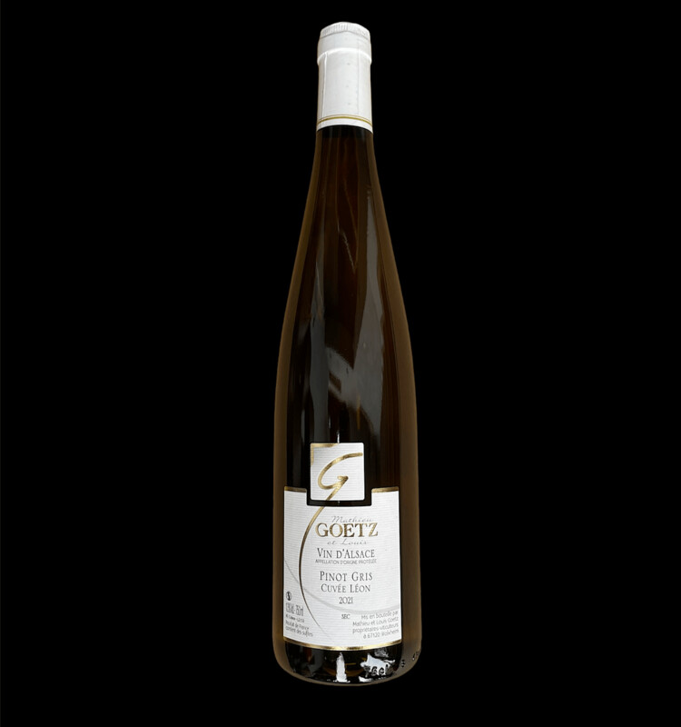 Pinot Gris  "Cuvée Leon"     2021 - 75cl "élevée en barriques "