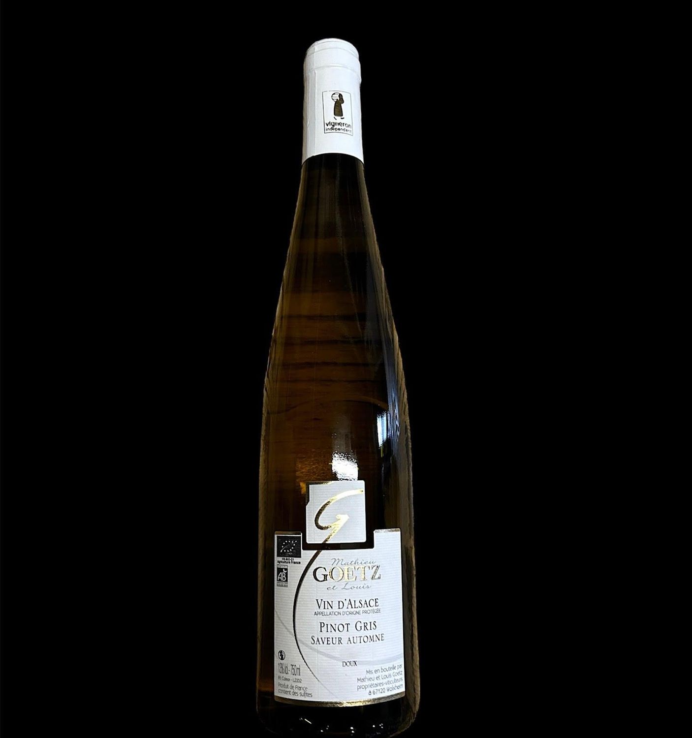 Pinot Gris 2025 Pinot Gris 2025 "Saveurs de l'Automne" - 75cl BIO