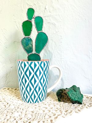 Teal Prickly Pear
