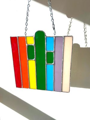 Rainbow Saguaro Square