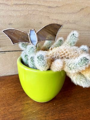 Grey Bat Plant Stake