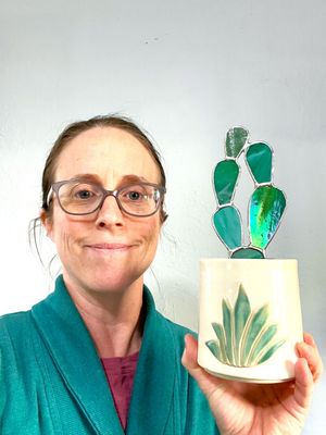 Prickly Pear in Crooked Tree Cup