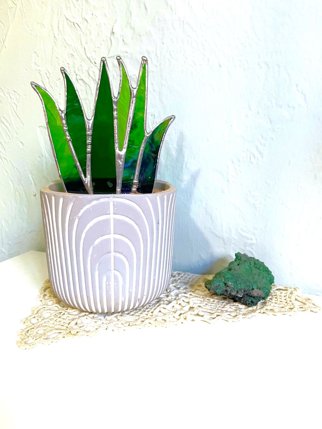 Green/Blue Flat Aloe