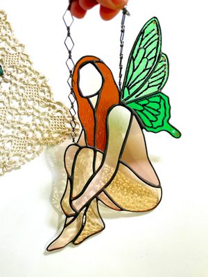 Luna Moth Lady