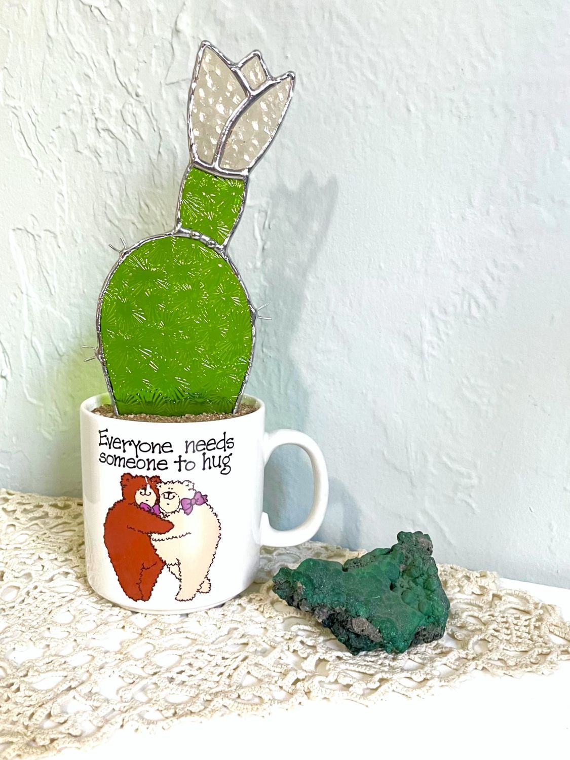 Hug Mug Blooming Prickly Pear