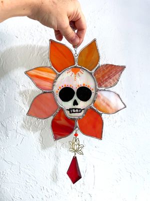 Orange Skull Flower