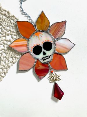 Orange Skull Flower