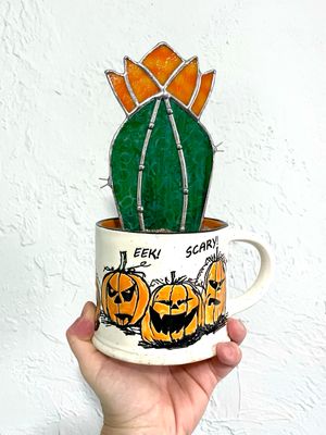 Spooky Blooming Barrel