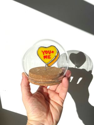 Candy Heart in Globe - You + Me