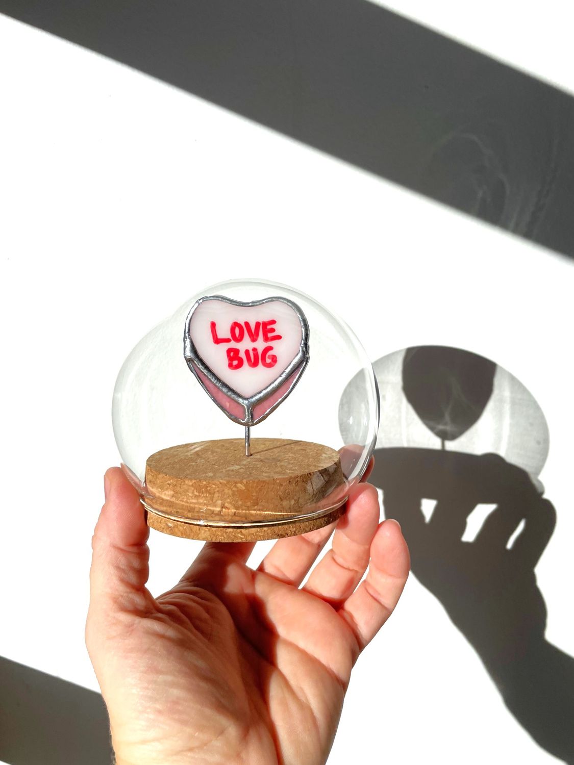 Candy Heart in Globe - Love Bug