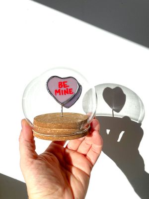 Candy Heart in Globe - Be Mine