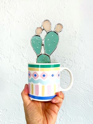 Retro Prickly Pear with Fruits