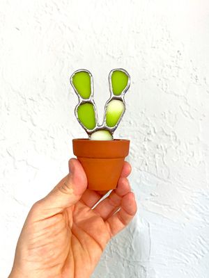 Tiny Terra Cotta Prickly Pear