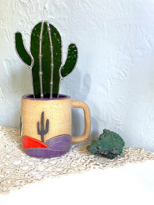 Saguaro in Crooked Tree Ceramics mug
