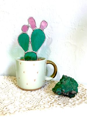 Teal Prickly Pear with Fruits