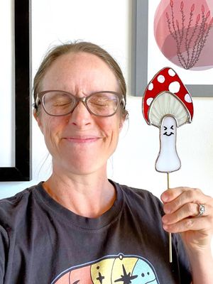 Toadstool - Plant Stake