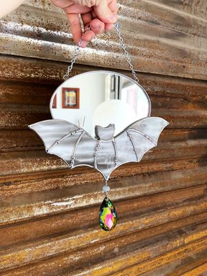 Grey and White Bat
