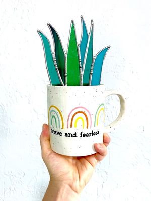 Brave and Fearless Flat Aloe