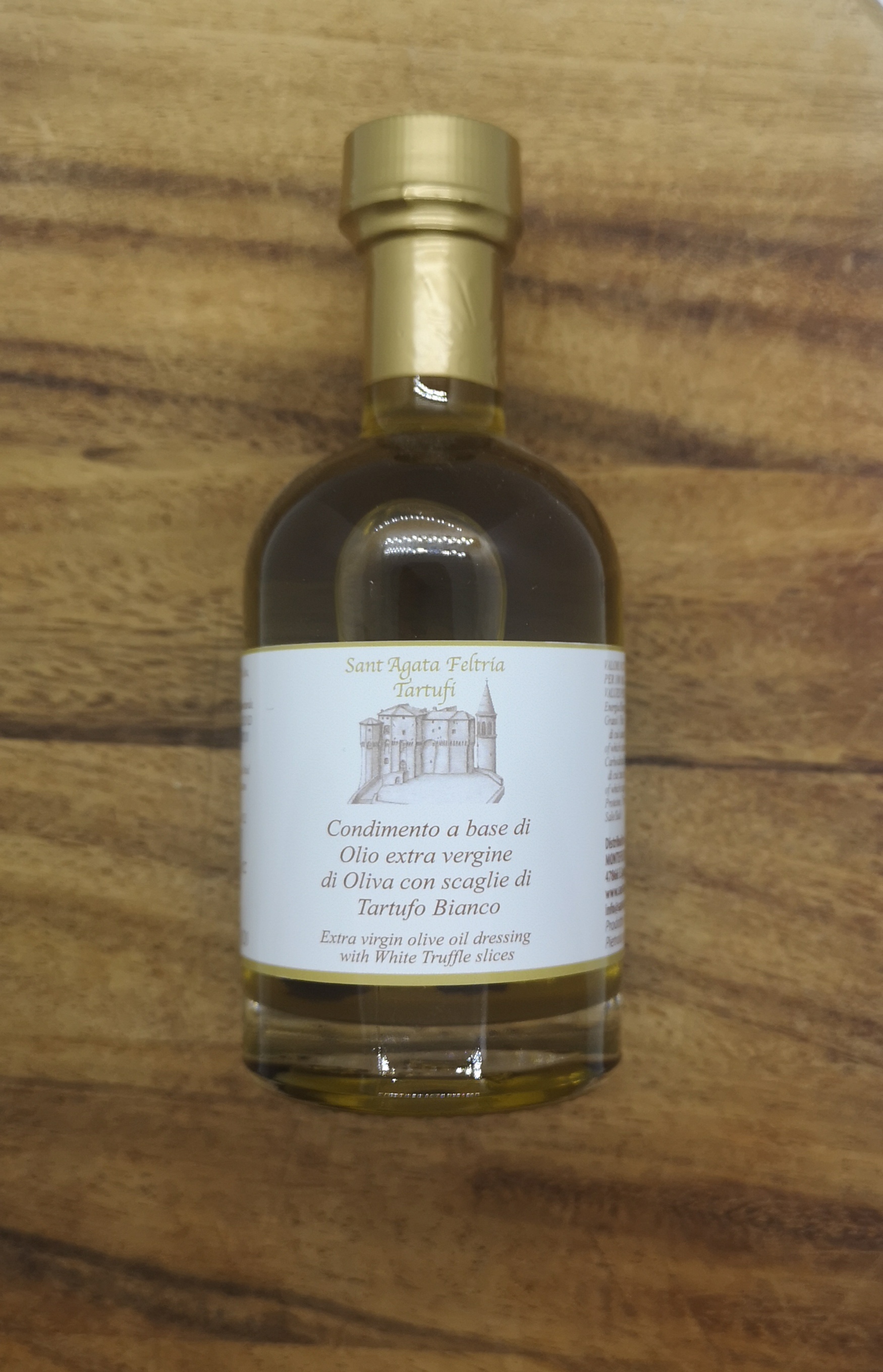 "I NATURALI" 
Olio EVO al Tartufo Bianco con  Aroma Naturale