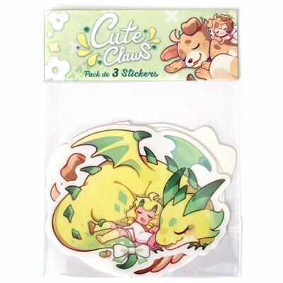 Set d'autocollants / Stickers set - Cute Claws 2