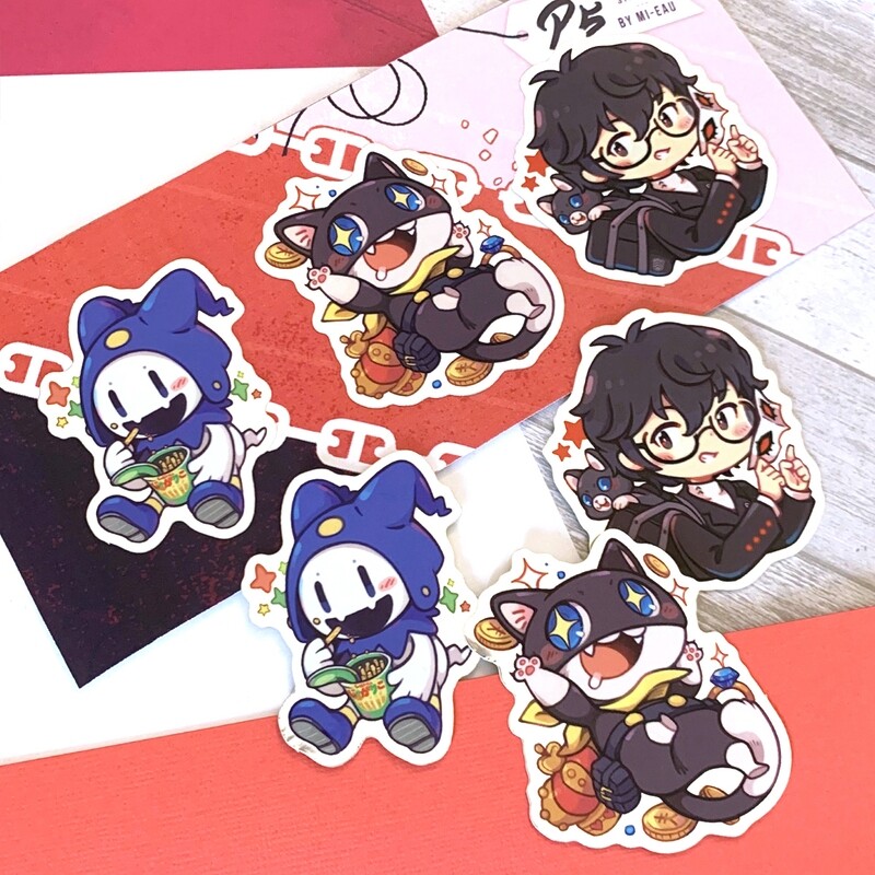 Set d&#39;autocollants / Stickers set - Persona 5