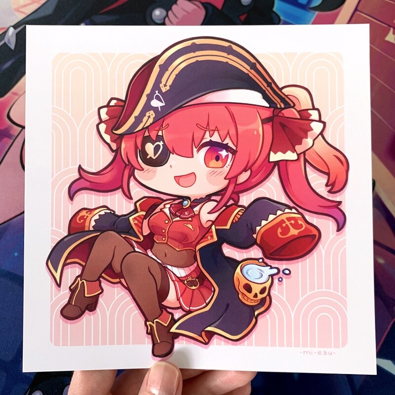Carte Carrée / Square Print - Marine (Hololive)