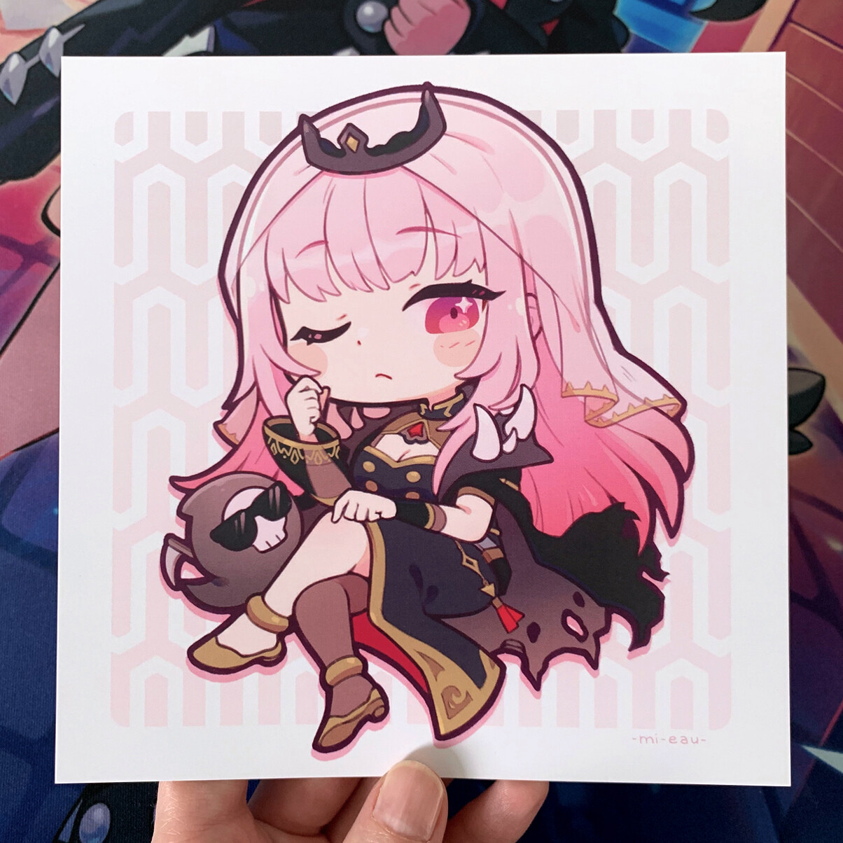 Carte Carrée / Square Print - Calliope (Hololive)