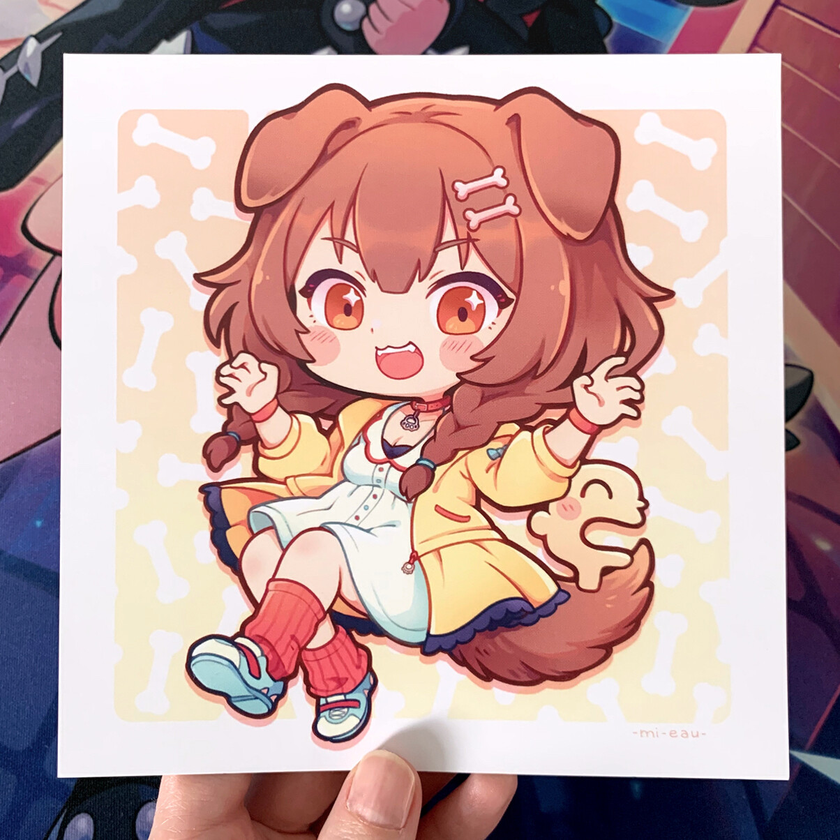 Carte Carrée / Square Print - Korone (Hololive)