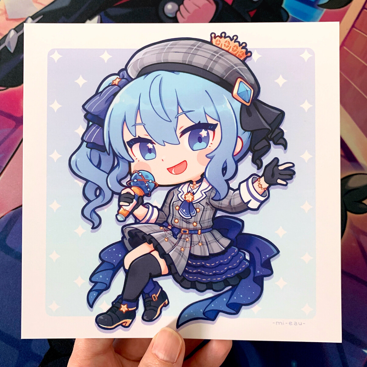 Carte Carrée / Square Print - Suisei (Hololive)
