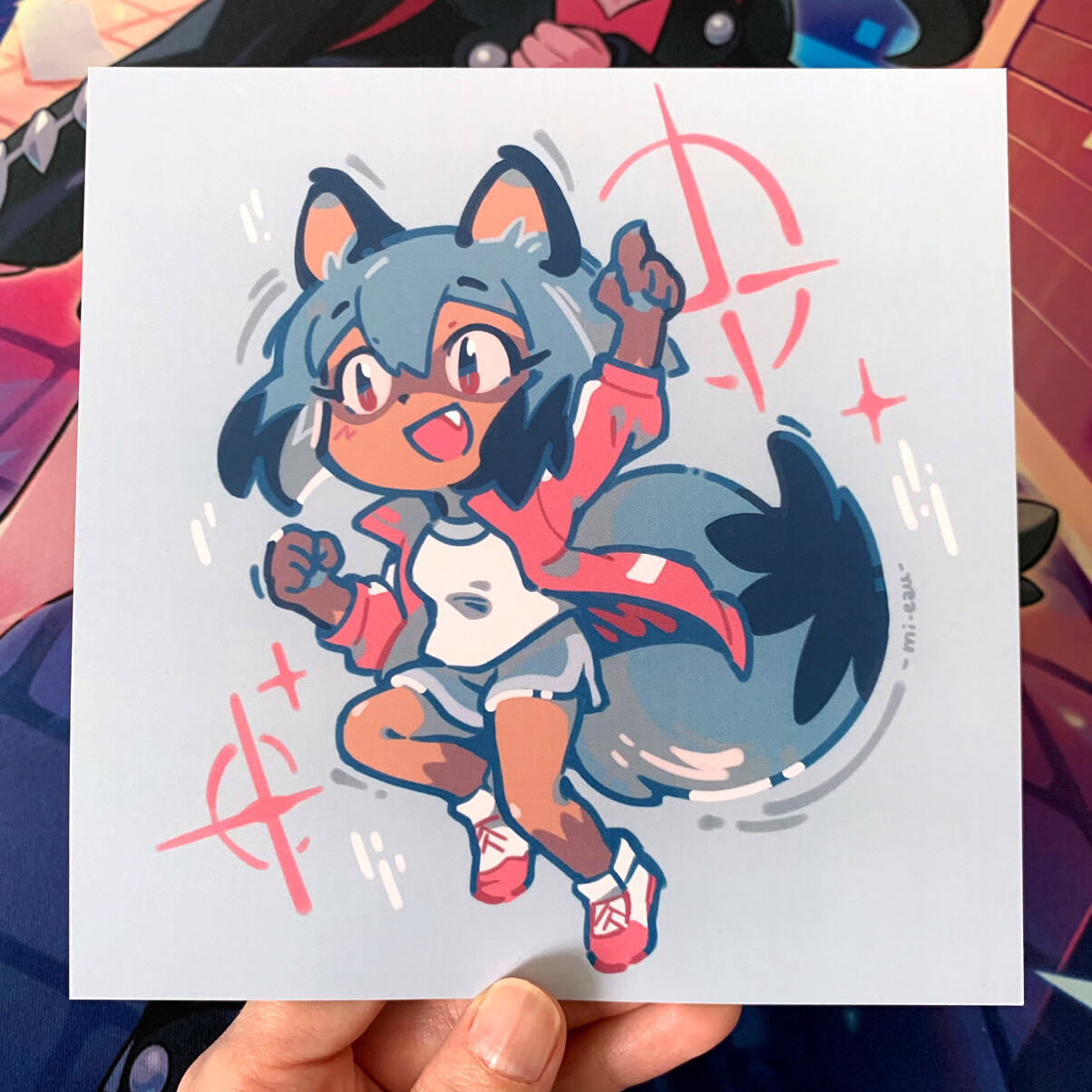 Carte Carrée / Square Print - Michiru