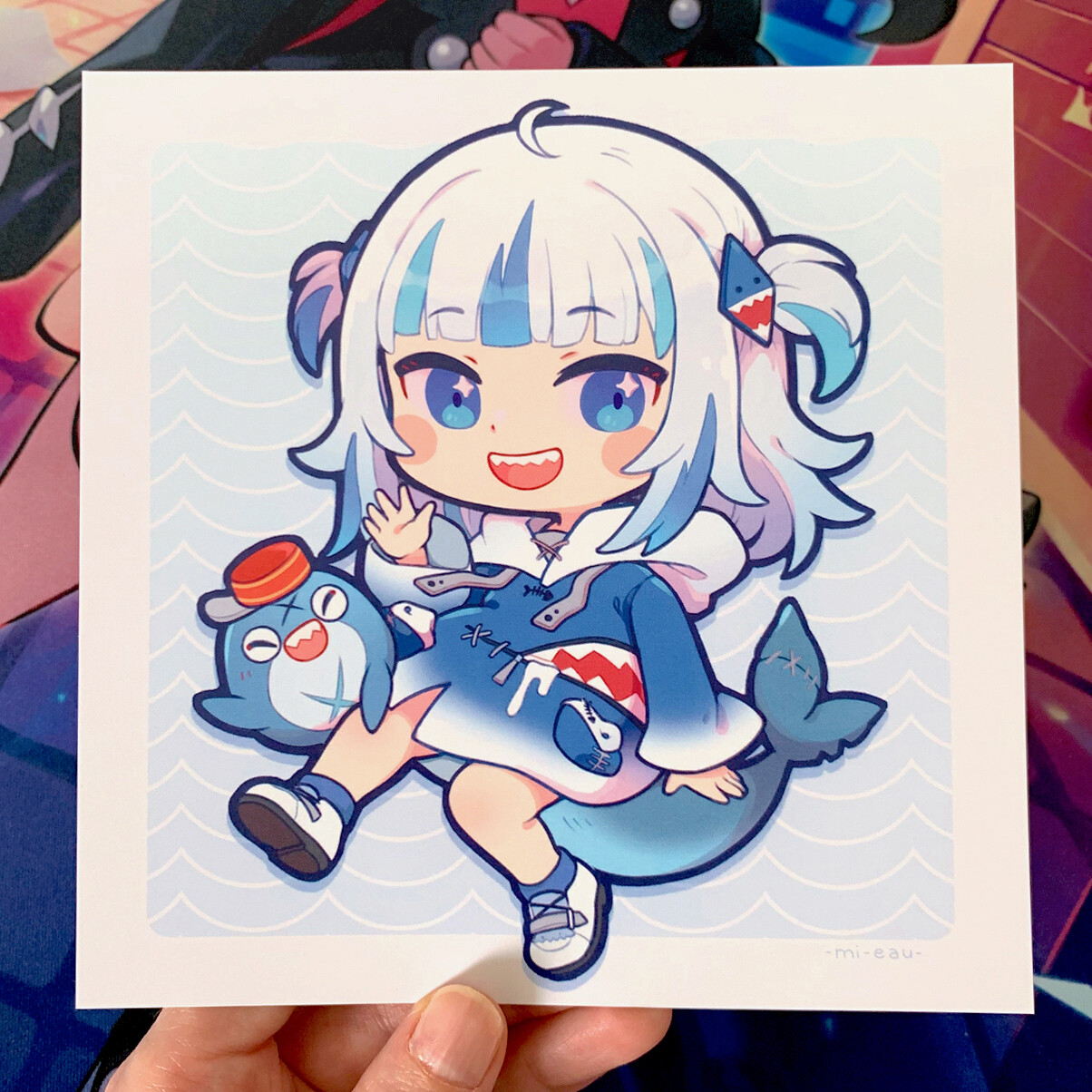 Carte Carrée / Square Print - Gura (Hololive)