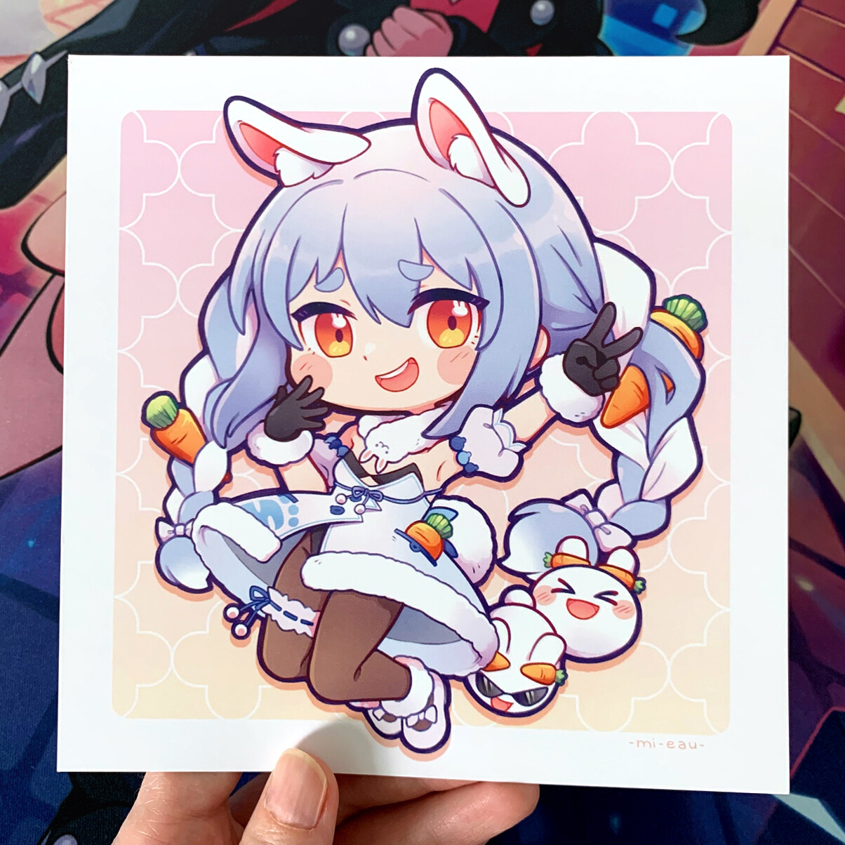 Carte Carrée / Square Print - Pekora (Hololive)