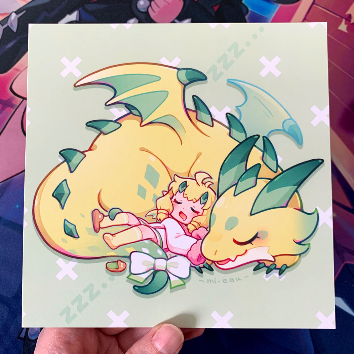 Carte Carrée / Square Print - Zzz Yuzu