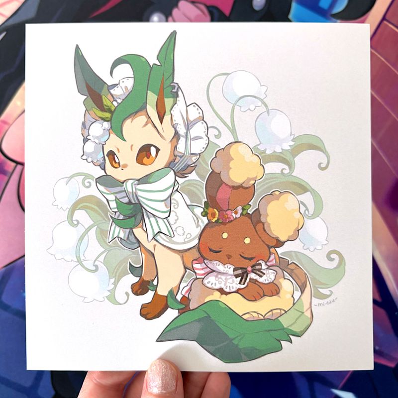 Carte Carrée / Square Print - Spring mons