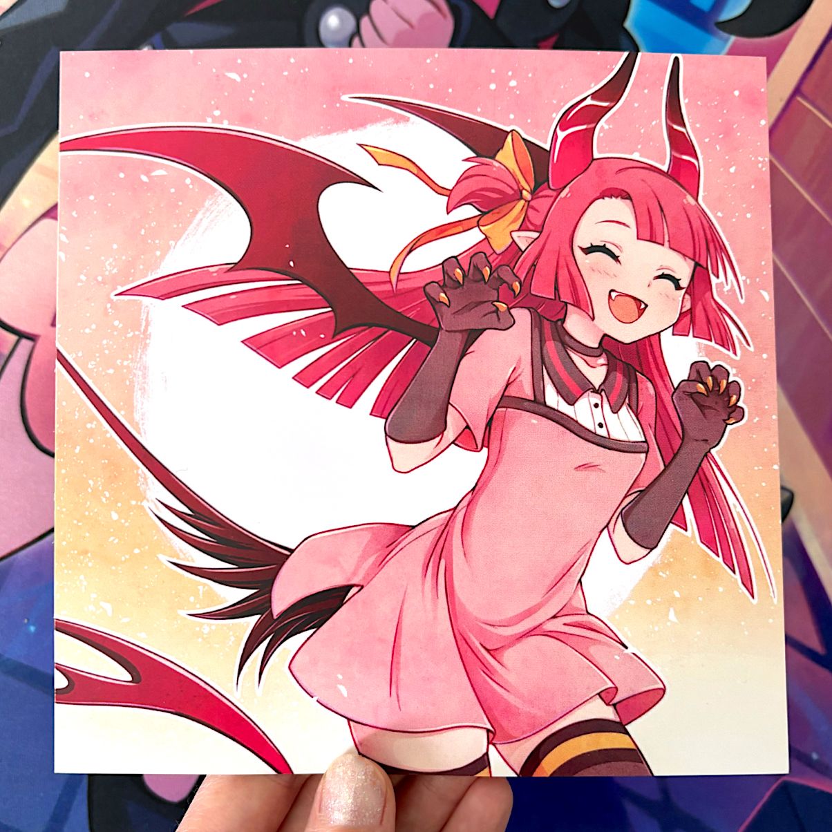 Carte Carrée / Square Print - Ruby