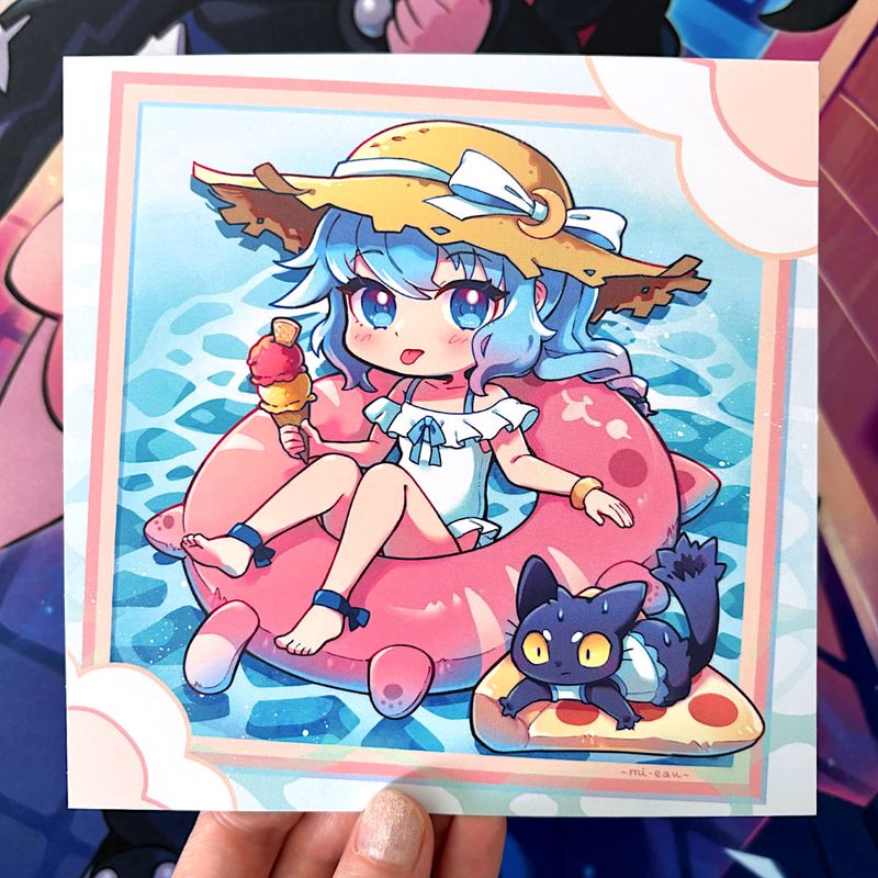 Carte Carrée / Square Print - Summer Mio