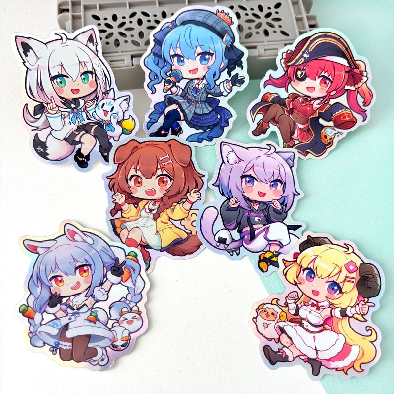 Autocollant (x1 au choix) / Sticker (Pick x1) - Hololive JP